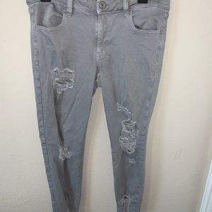 Grey jeans